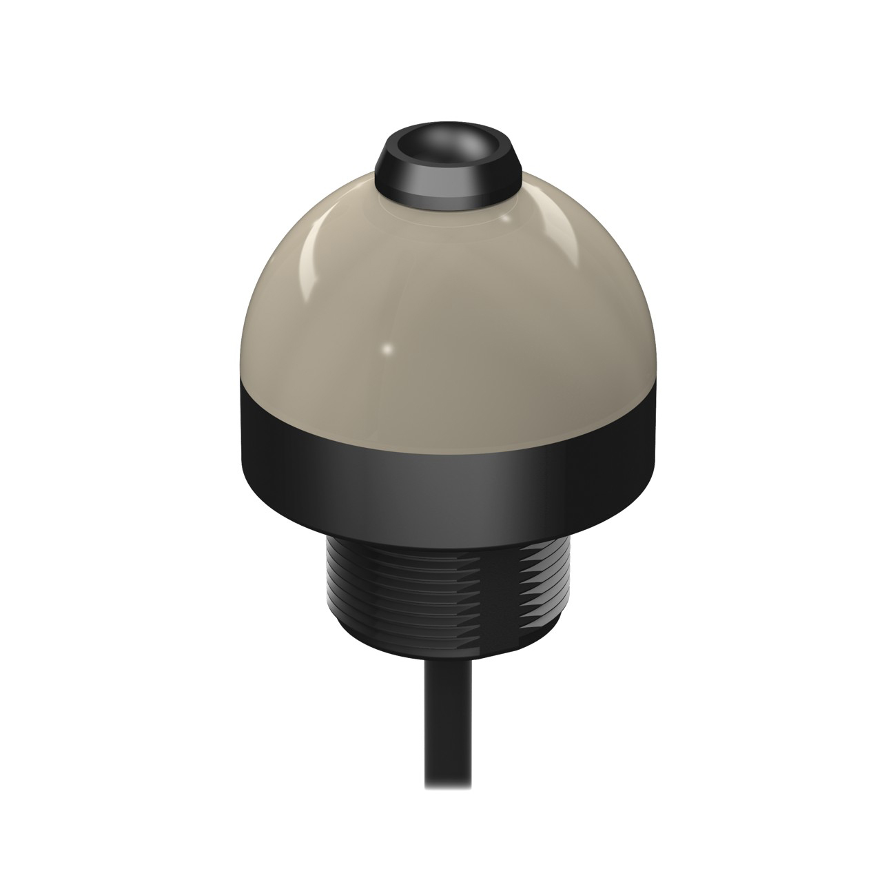 Banner Engineering 30mm Illuminated Pushbutton; Dome - 50mm; Green > Red > Yellow; 12 - 30VDC; 1NO; Momentary